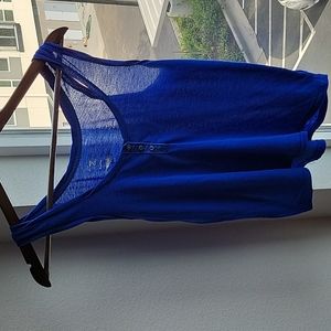 American Eagle Outfitters Feather Light Tank Top in Royal Blue, size Small
